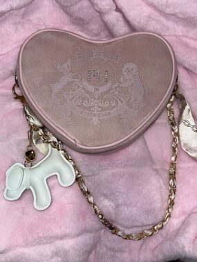 Paris Hilton Light Pink Heart-Shaped Bag